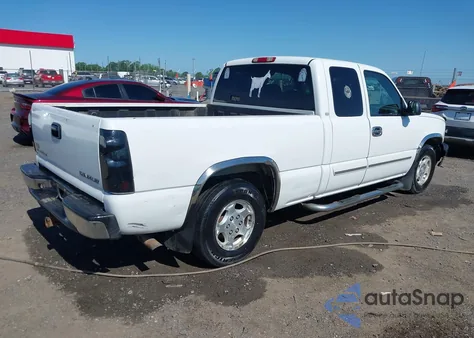 2004 Chevrolet Silverado 1500 Ls из США, поврежденный, VIN 1GCEC19V04Z335455